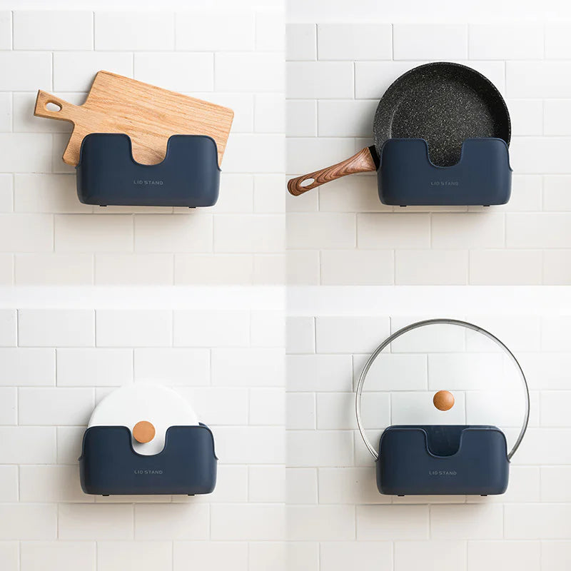 Nail-free Cutting Board Rack for Home Kitchen