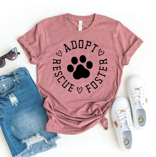 Adopt Rescue Foster T-shirt